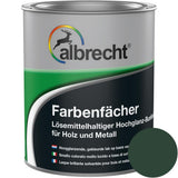 Albrecht Farbenfächer RAL 6005 Moosgrün 750 ml Buntlack hochglanz Lack