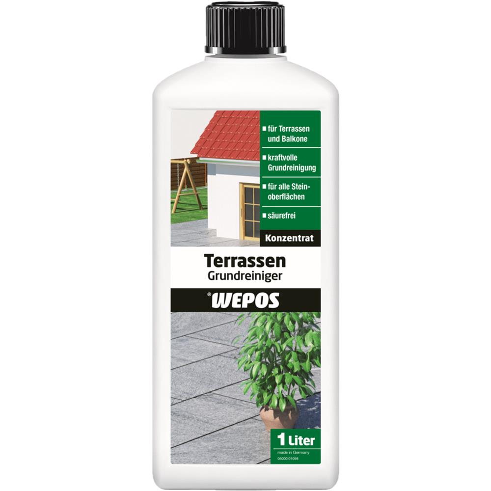 Wepos Terrassen Grundreiniger 1 L - Grundreiniger für Natur- und Kunststein