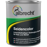 Albrecht Seidencolor Glanzlack Seidenglänzend Lack Buntlack Enzianblau 750 ml