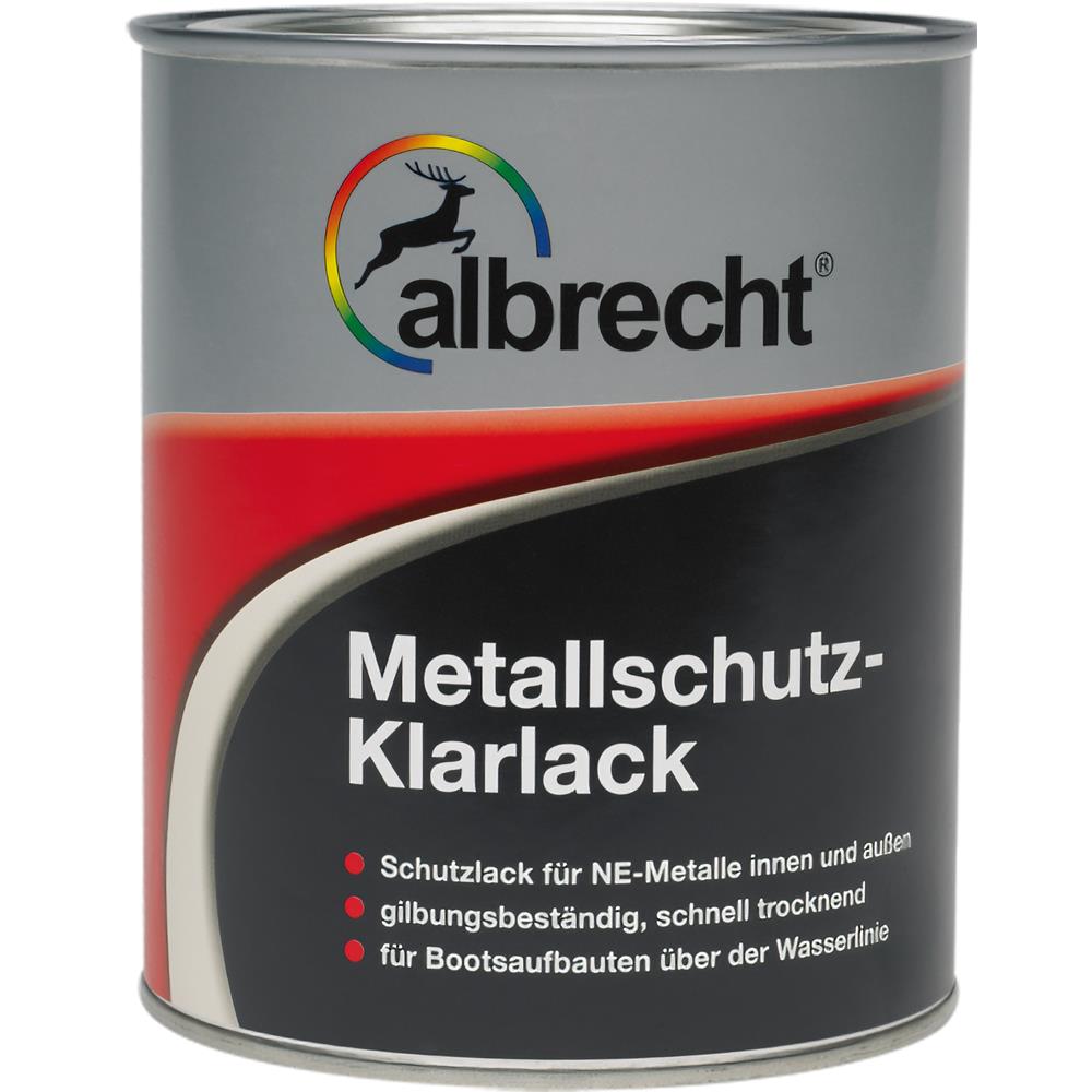 Albrecht Metallschutzlack Metallschutz-Klarlack hitzebeständiger Lack farblos 750ml