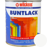 Wilckens Buntlack seidenglänzend, Reinweiß (RAL 9010), 750 ml