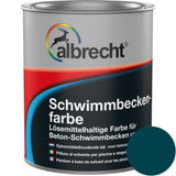 Albrecht Schwimmbeckenfarbe ozeanblau 750 ml Unterwasserfarbe Unterwasseranstrich
