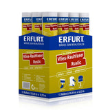 12 Rollen ERFURT Vlies-Rauhfasertapete RUSTIC, 10,05 m x 0,53 m, Vliestapete