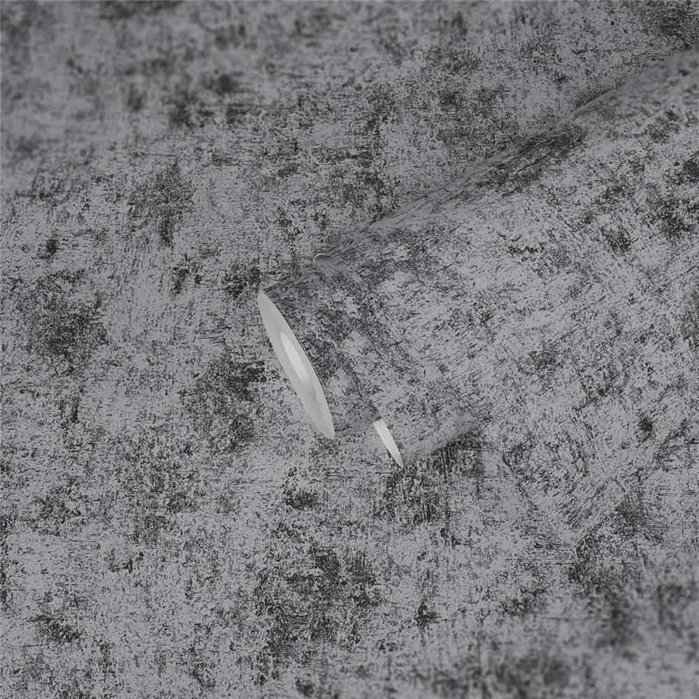 Livingwalls Premium Tapete Schwarz Silber Metallic schimmernd