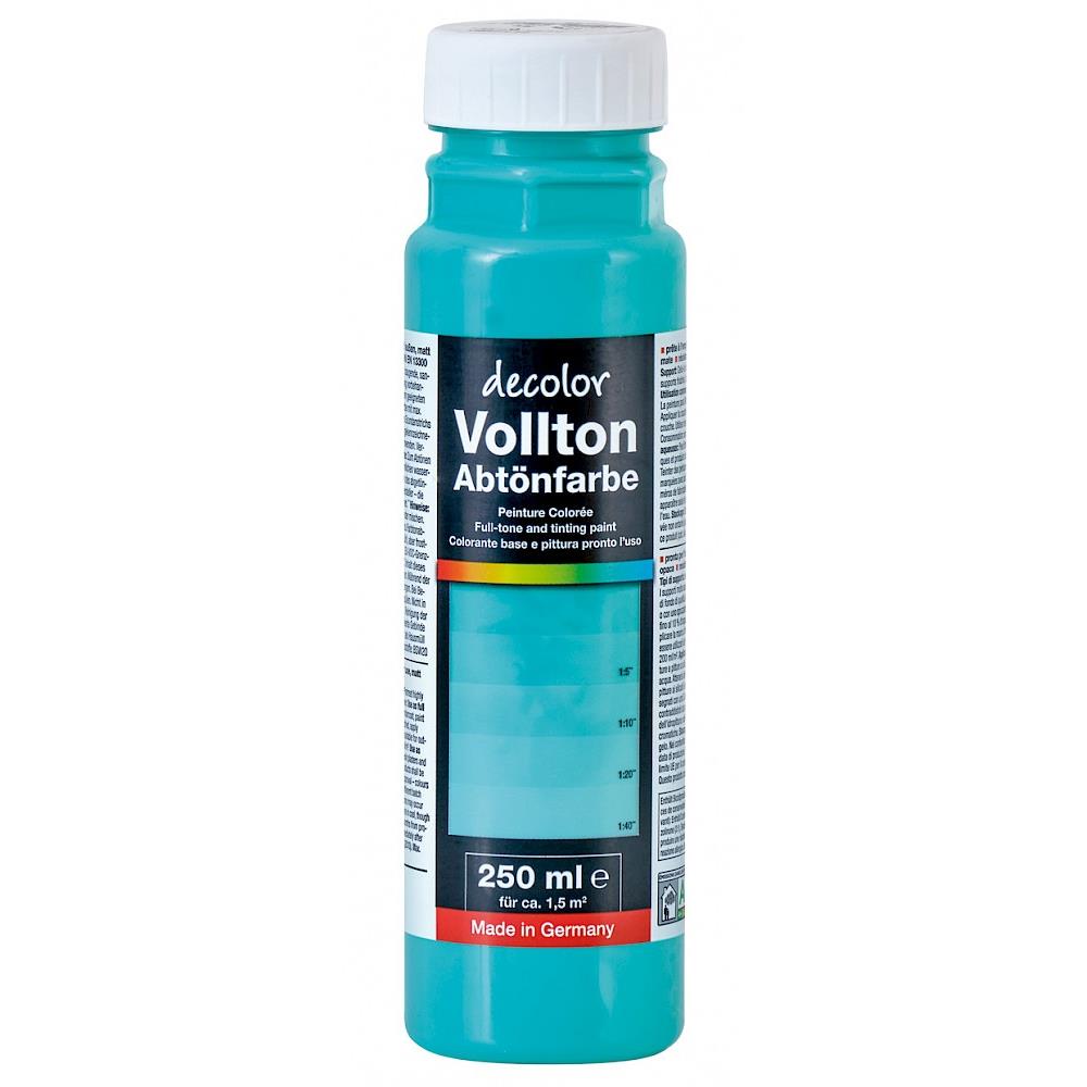 decolor Vollton- und Abtönfarbe, Mint 921, 250 ml