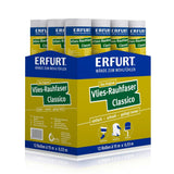 12 Rollen ERFURT Vlies-Rauhfasertapete CLASSICO, 15 m x 0,53 m, Vliestapete