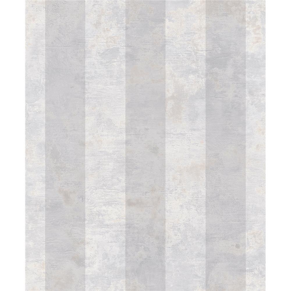 ERFURT Vliestapete "Eco Deco Risca Grey" Grau, Streifen, gemustert, Mustertapete - 1 Rolle