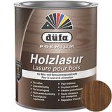 düfa Premium Holzlasur NUSSBAUM 2,5 L Holzbeschichtung Schutzanstrich Holzschutzlasur