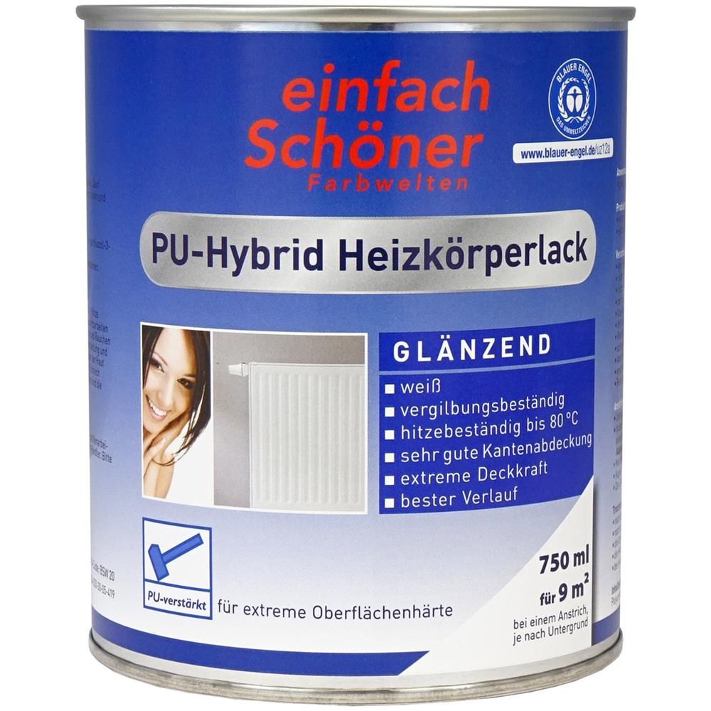 Wilckens eS PU-Hybrid Heizkörperlack glänzend, Weiß, 750 ml