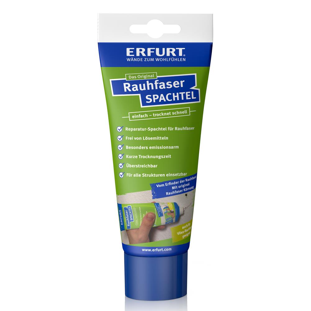 ERFURT Rauhfaser Spachtel, 330 g, Tapetenspachtel zum Ausbessern von Rissen
