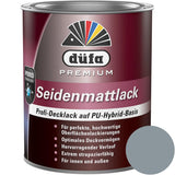 Düfa PREMIUM Seidenmattlack FOG 750 ml Grau Lack matt