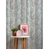 Livingwalls Vliestapete Mustertapete Holzoptik Shabby Chic Landhausstil