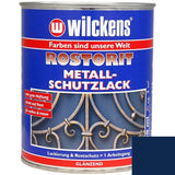 Wilckens Rostorit Metallschutzlack glänzend, Enzianblau (RAL 5010), 750 ml