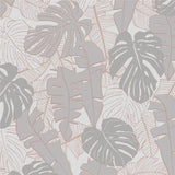 Livingwalls Palmentapete Grau Bronze Dschungeltapete Vliestapete