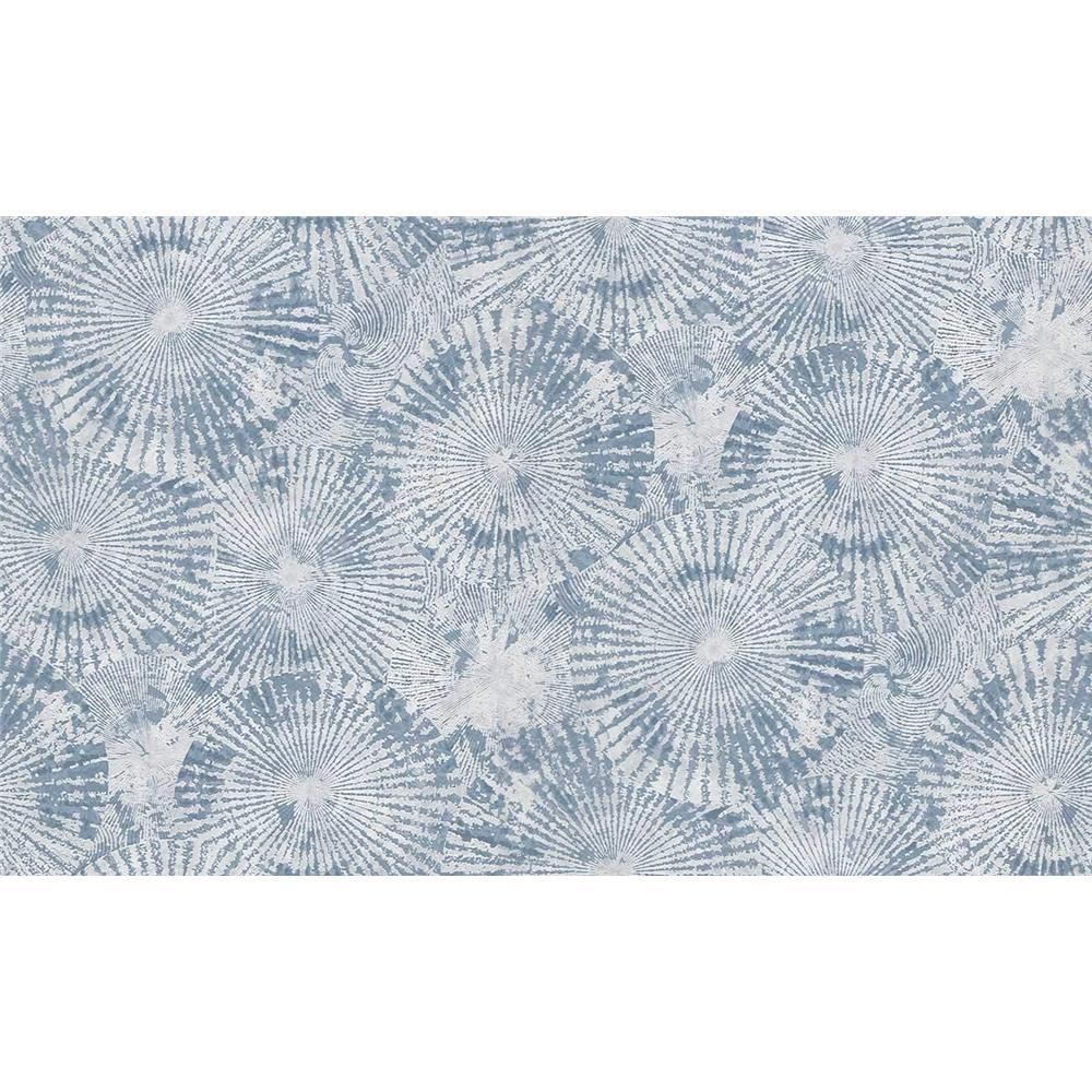 Erismann Vliestapete "Prime Time Vol. 2" Blau, Grau, mit floralen Ornamenten