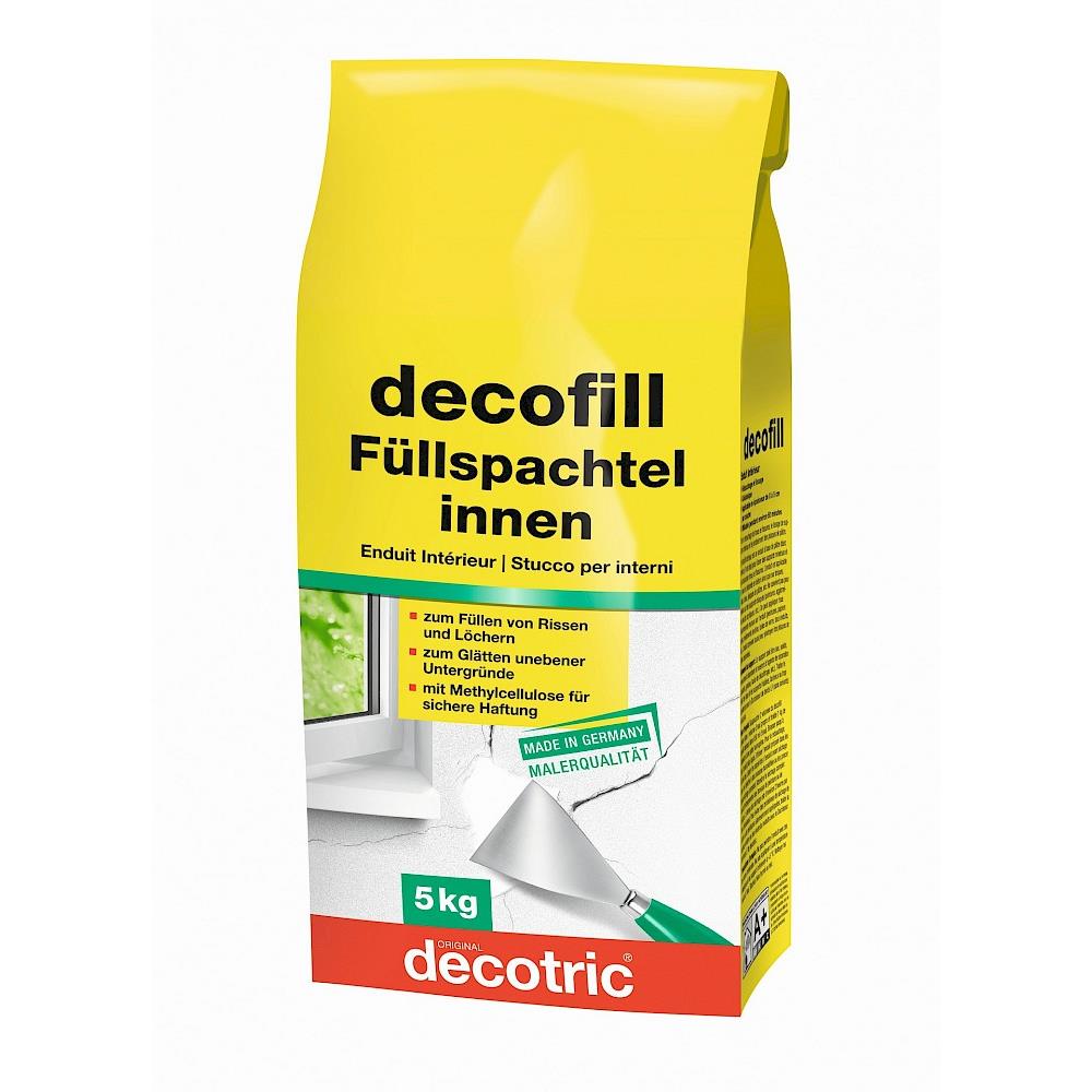 decofill Füllspachtel innen, 5 kg, Gipsspachtelmasse für innen