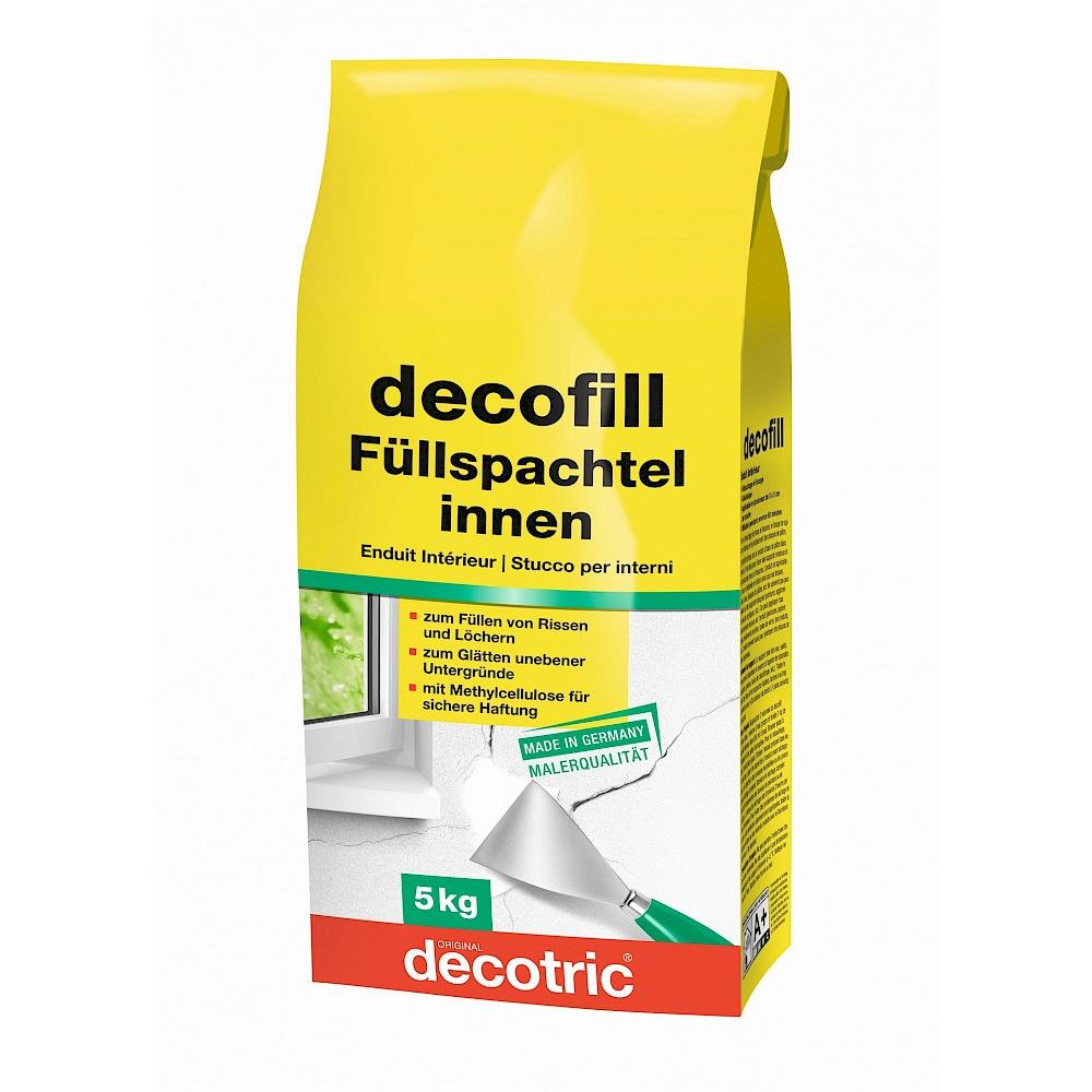 Decofill Füllspachtel innen, 5 kg, Gipsspachtelmasse für innen