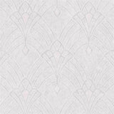 Livingwalls Art Déco Vliestapete Creme & Zartrosa Leicht glänzend 10,05 x 0,53 m