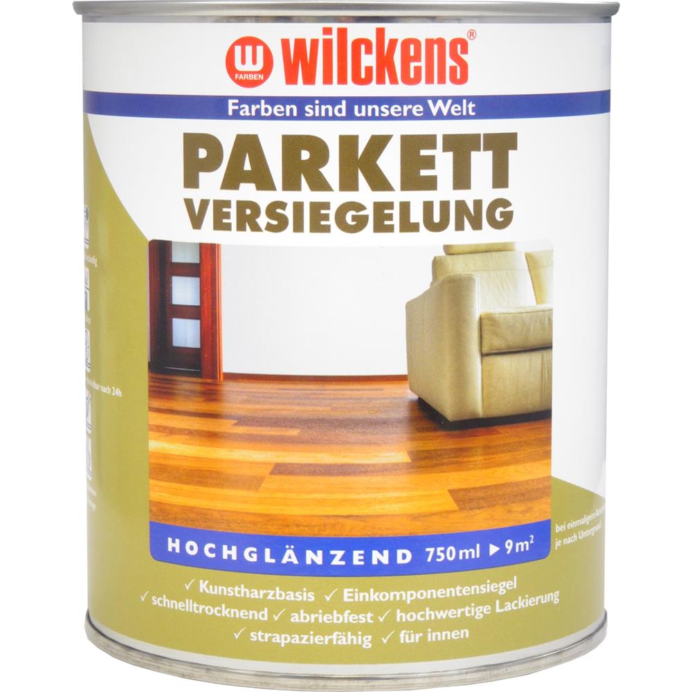 Wilckens Parkett-Versiegelung, hochglänzend, 750 ml, farblos