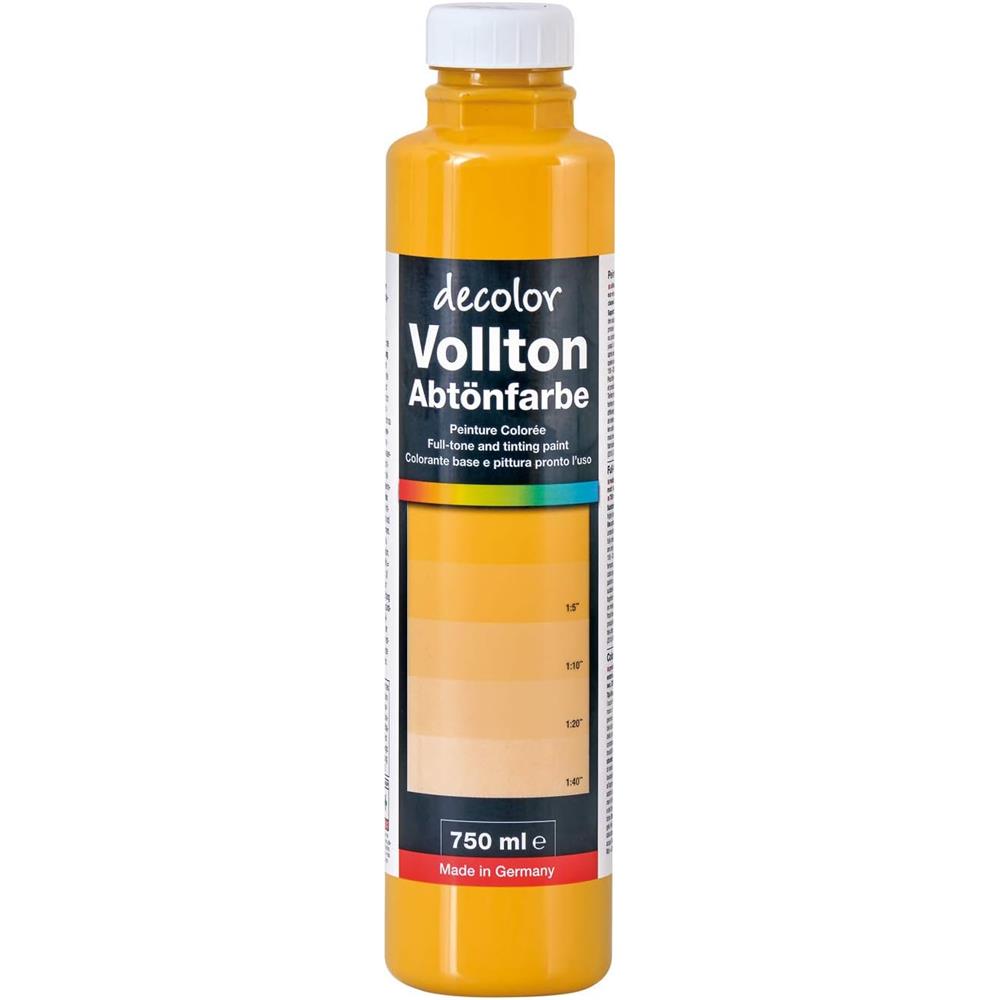 decolor Vollton- und Abtönfarbe, Goldocker, 750 ml