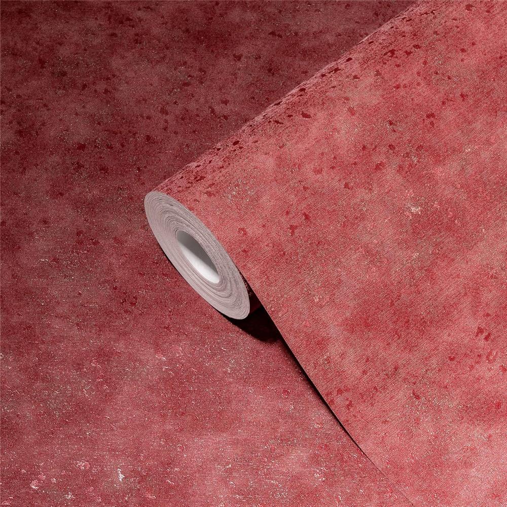 Architects Paper Luxeriöse Tapete metallic rot Unitapete Vliestapete