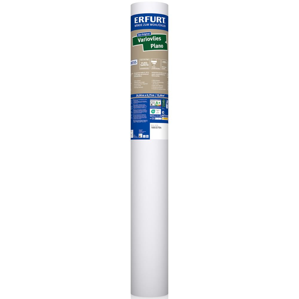 ERFURT Variovlies Plano Superweiss Vliestapete 20 x 0,75 m - 1 Rolle