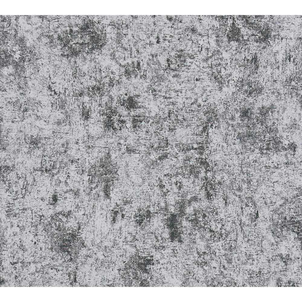 Livingwalls Premium Tapete Schwarz Silber Metallic schimmernd