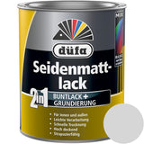 Düfa 2in1 Seidenmattlack RAL 7035 Lichtgrau 750 ml hellgrau matt Lack + Grundierung