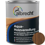 Albrecht Aqua-Holzveredlung Nussbaum 750 ml Universallasur Holzlasur Schutzlasur