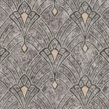 Livingwalls Tapete Mata Hari Mustertapete Vliestapete Art Déco schwarz grau beige
