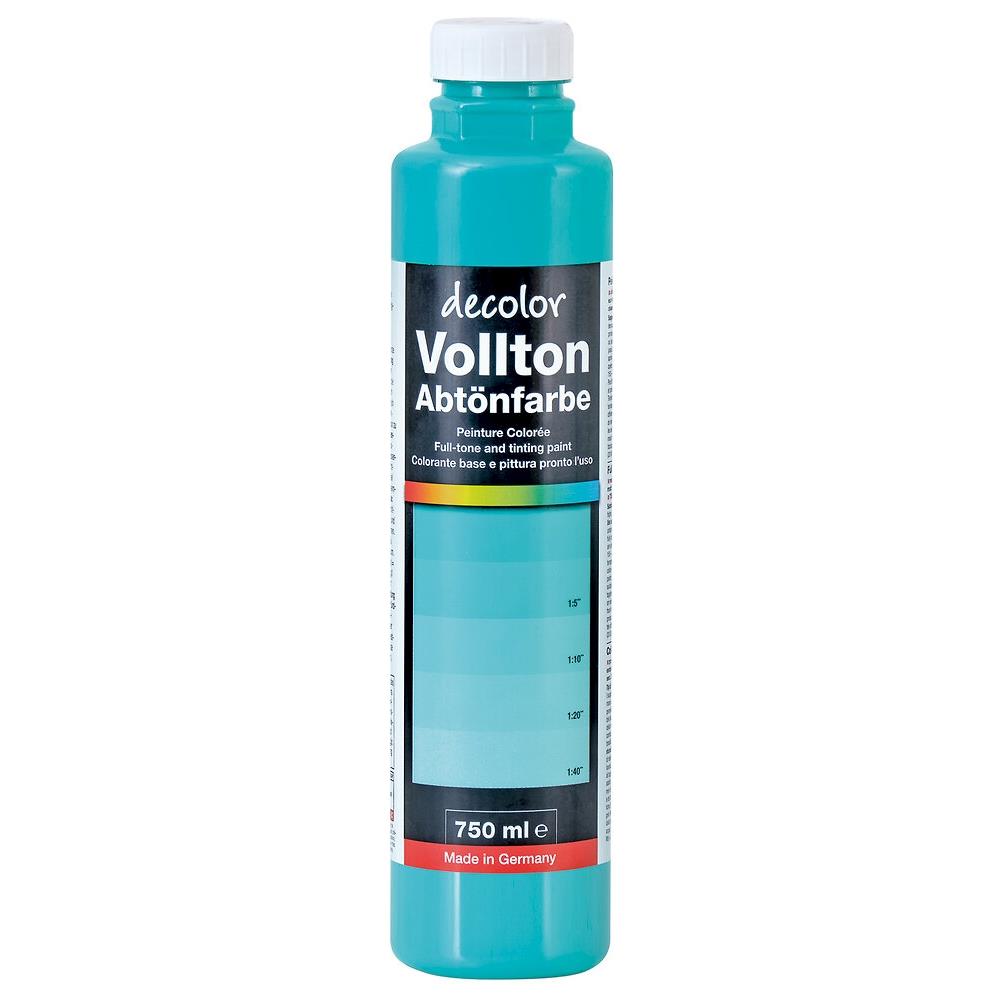 decolor Vollton- und Abtönfarbe, Mint, 750 ml