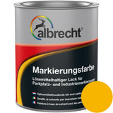 Albrecht Markierungsfarbe verkehrsgelb 2,5 l Parkplatzfarbe Industriemarkierung