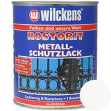 Wilckens Rostorit Metallschutzlack glänzend, Reinweiß (RAL 9010), 750 ml