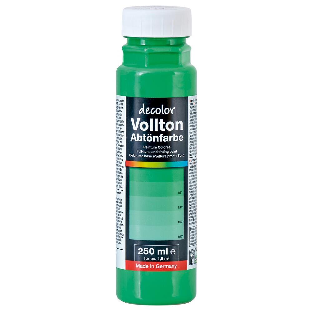 decolor Vollton- und Abtönfarbe, Frühlingsgrün 924, 250 ml