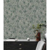 Livingwalls Premium Tapete Grün Silber Metallic schimmernd