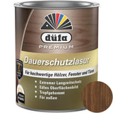 düfa Premium Dauerschutzlasur NUSSBAUM 750 ml Lasur Holz Schutzlasur