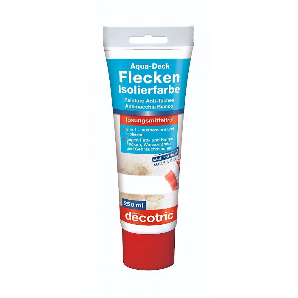 Decotric Aqua-Deck Flecken Isolierfarbe Weiß 250 ml