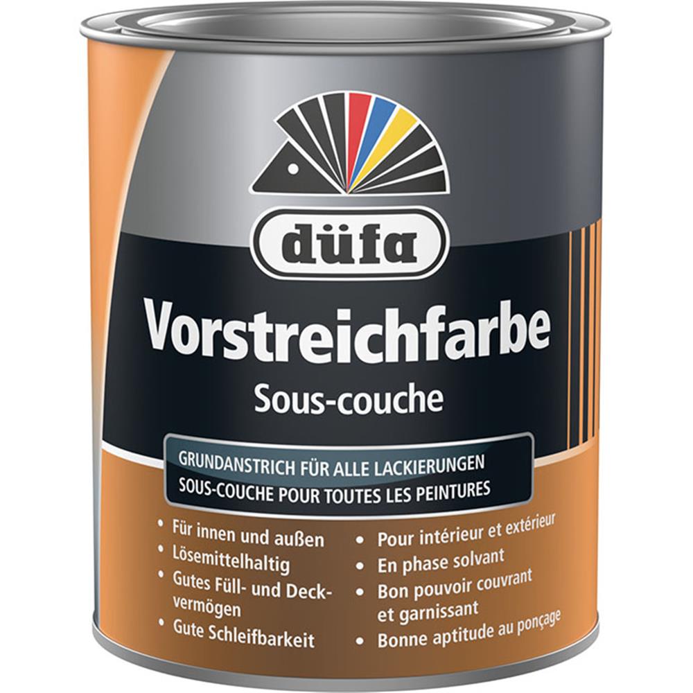Düfa Vorstreichfarbe weiß 750 ml Lack Grundanstrich Basislack