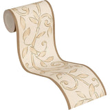 A.S. Création Bordüre Borte floral 5 m x 0,13 m Cappuccinofarben