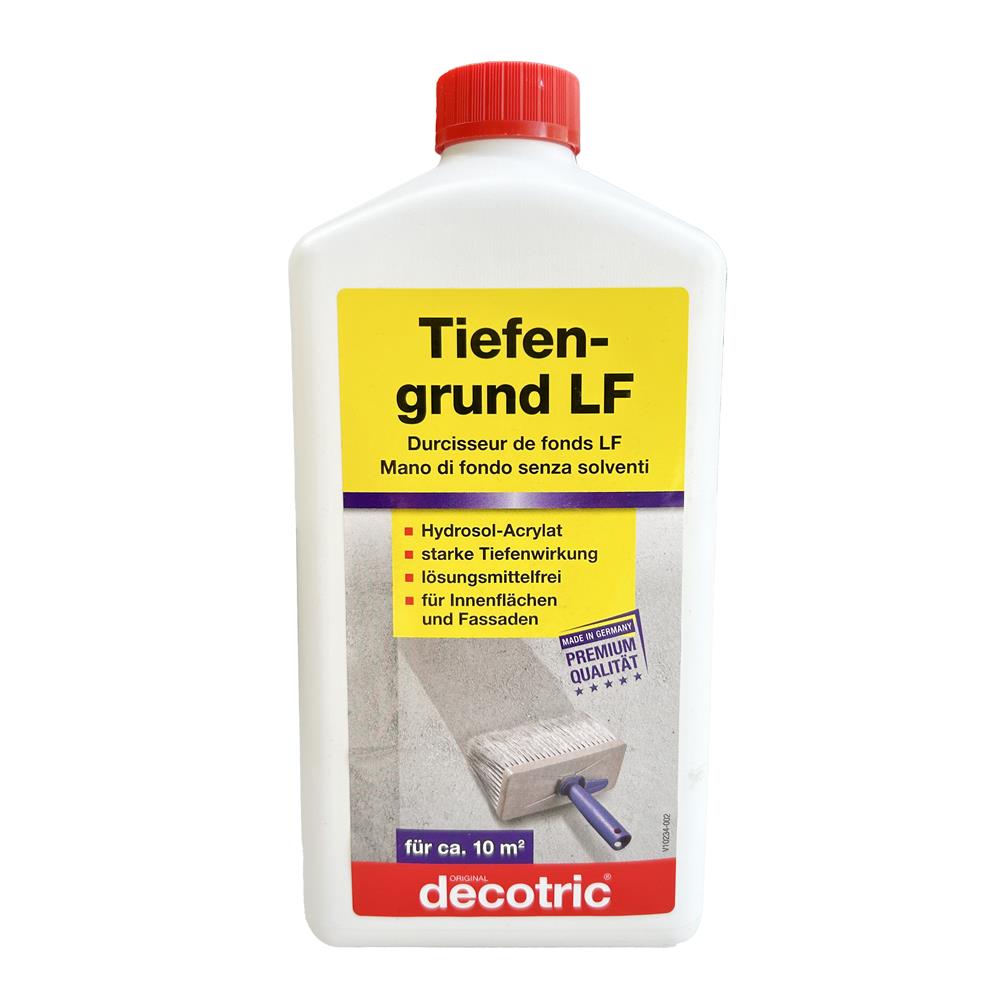 Pufas decotric Tiefengrund LF, Hydrosol-Acrylat, 1 Liter