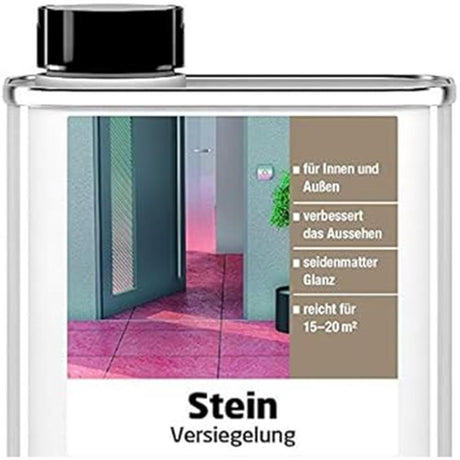 Wepos Stein Versiegelung 1L Imprägnierung & Schutzversiegelung für Naturstein, Beton & Marmor