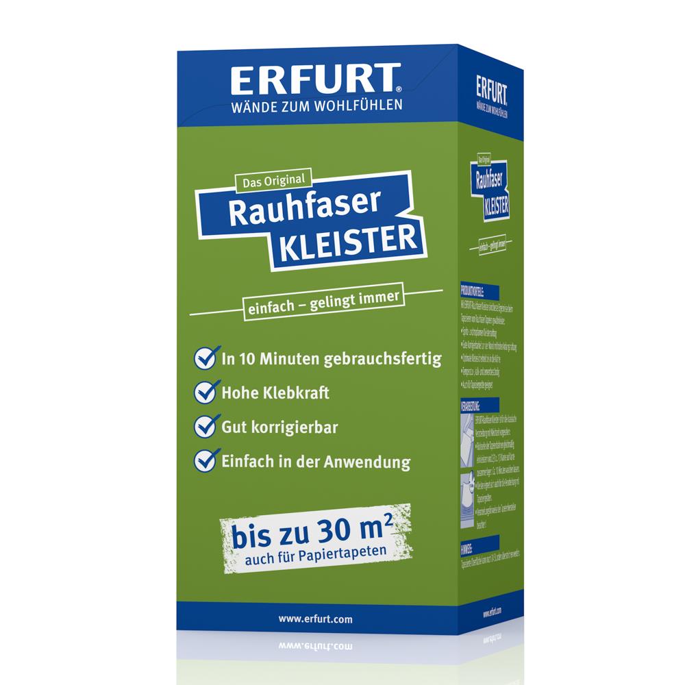 ERFURT Rauhfaser Kleister, 200 g, Tapetenkleister für bis zu 30 m² (ca. 3 Rollen)