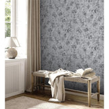 Livingwalls Premium Tapete Schwarz Silber Metallic schimmernd